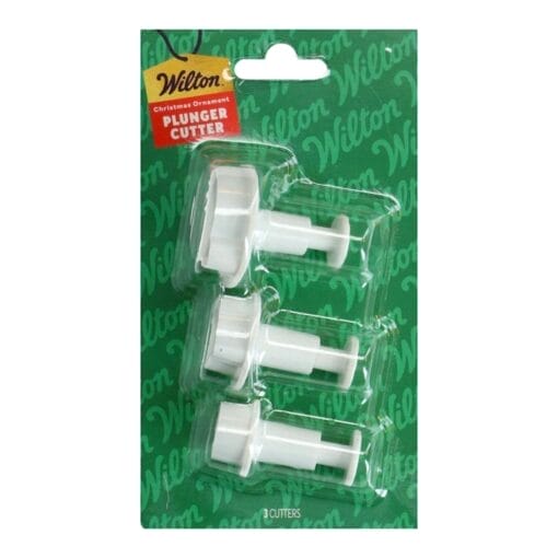 Set Cortadores Con Expulsor Wilton - Bolas Arbol De Navidad - Imagen 3