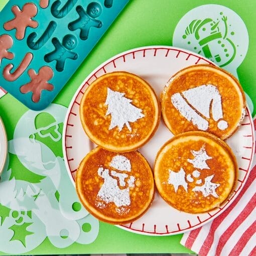 Set Stencils Plantillas Para Decorar Wilton - Navidad - Imagen 2