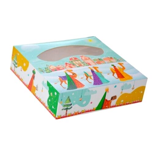Caja Para Roscon De Reyes Magos - 20 X 8 Cm ( 10 Unidades )