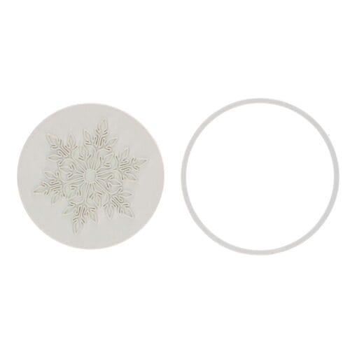 Cortador + Sello Para Galletas Wilton - Copo De Nieve - Imagen 2