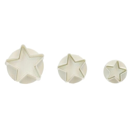Set Cortadores Con Expulsor Wilton - Estrellas