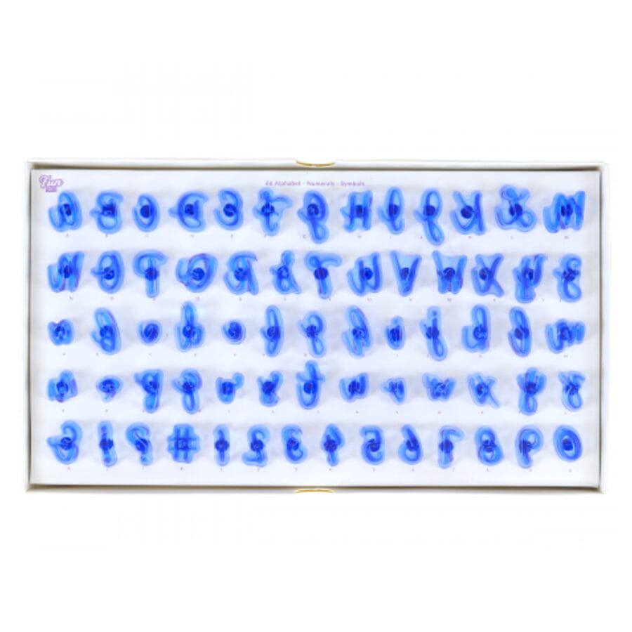 Marcadores De Cupcake Y Galletas "fun Fonts" Pme - Coleccion N1 - Imagen 2