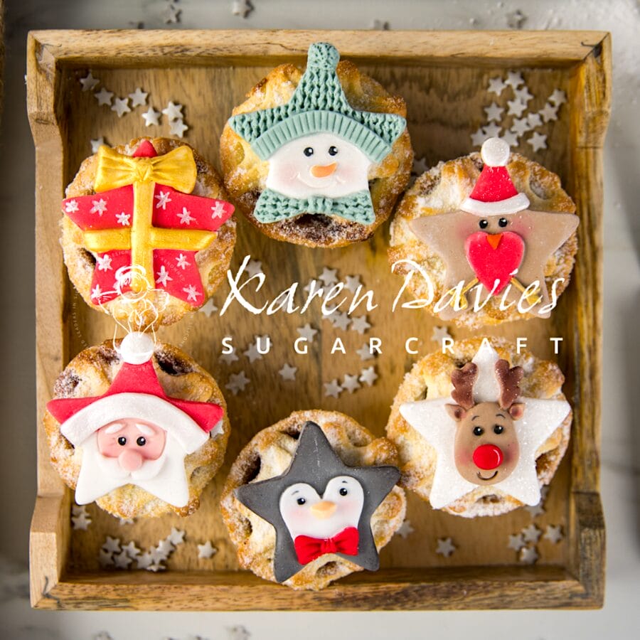 Molde Silicona Karen Davies - Estrellas De Navidad - Imagen 2