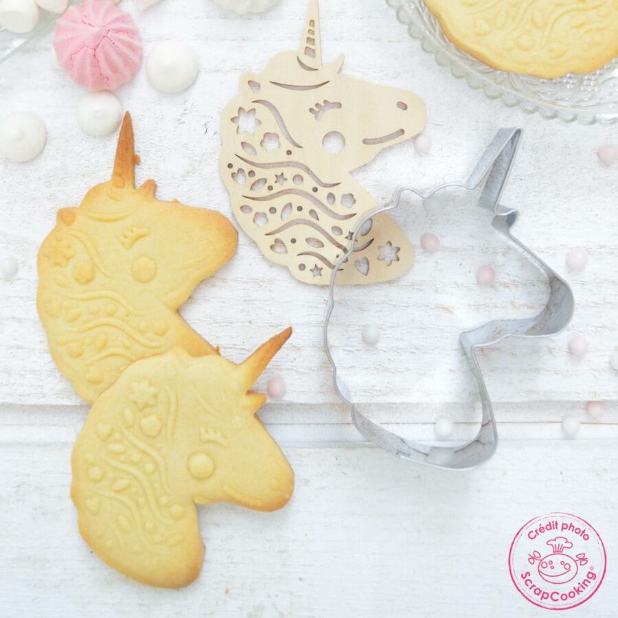 Cortador + Sello Para Galletas Scrapcooking - Unicornio - Imagen 2