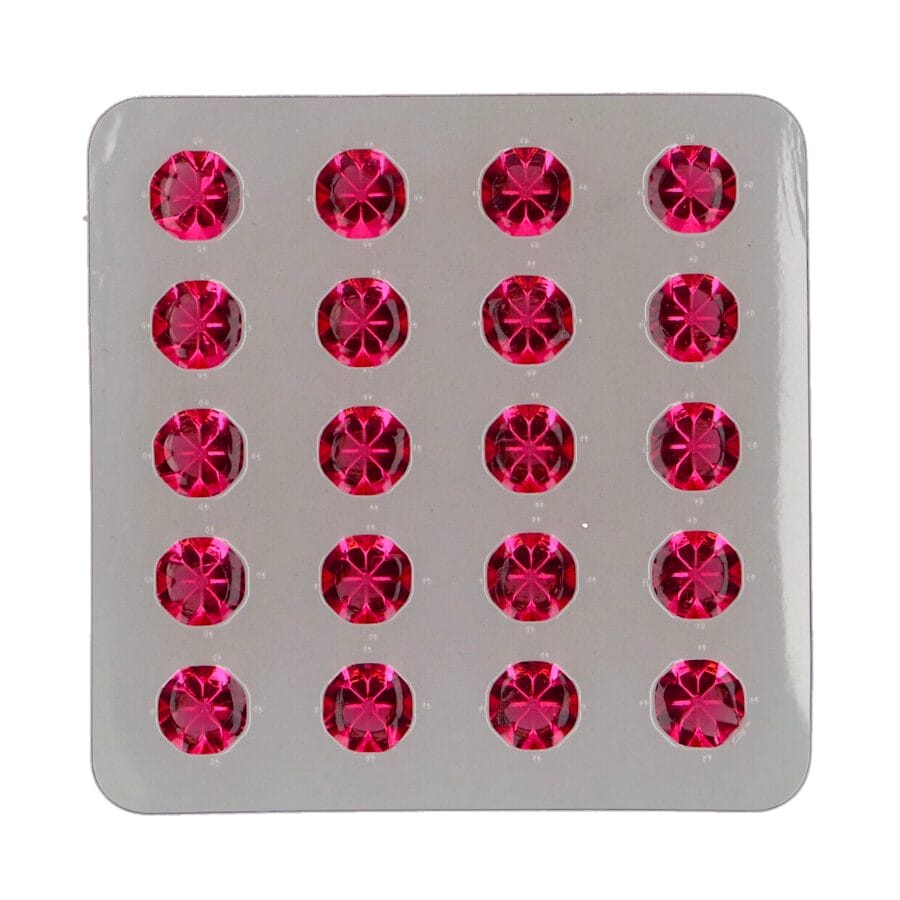 Diamantes Comestibles De Gelatina Funcakes - Rosa - Imagen 2